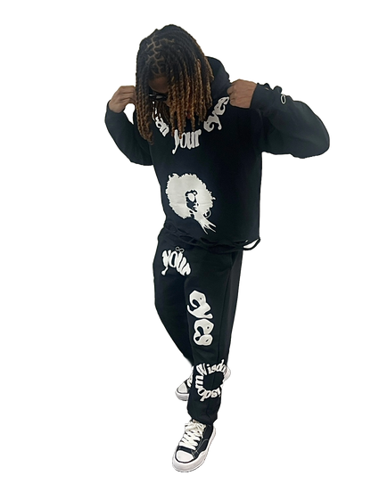 Black Wisdom Sweatsuit