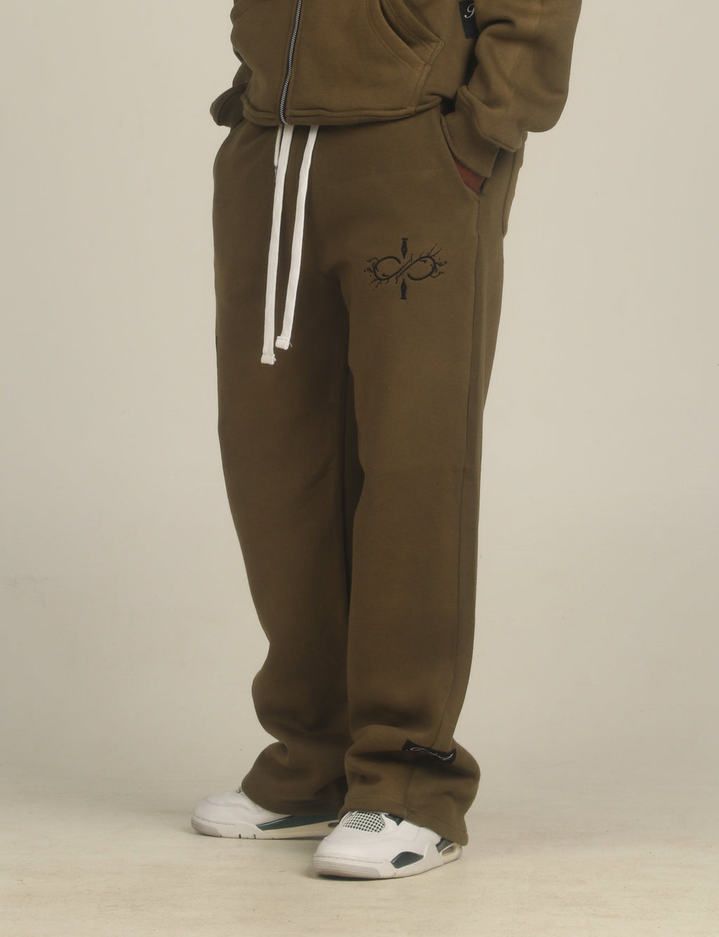 Moss Green V4 Baggy Sweats