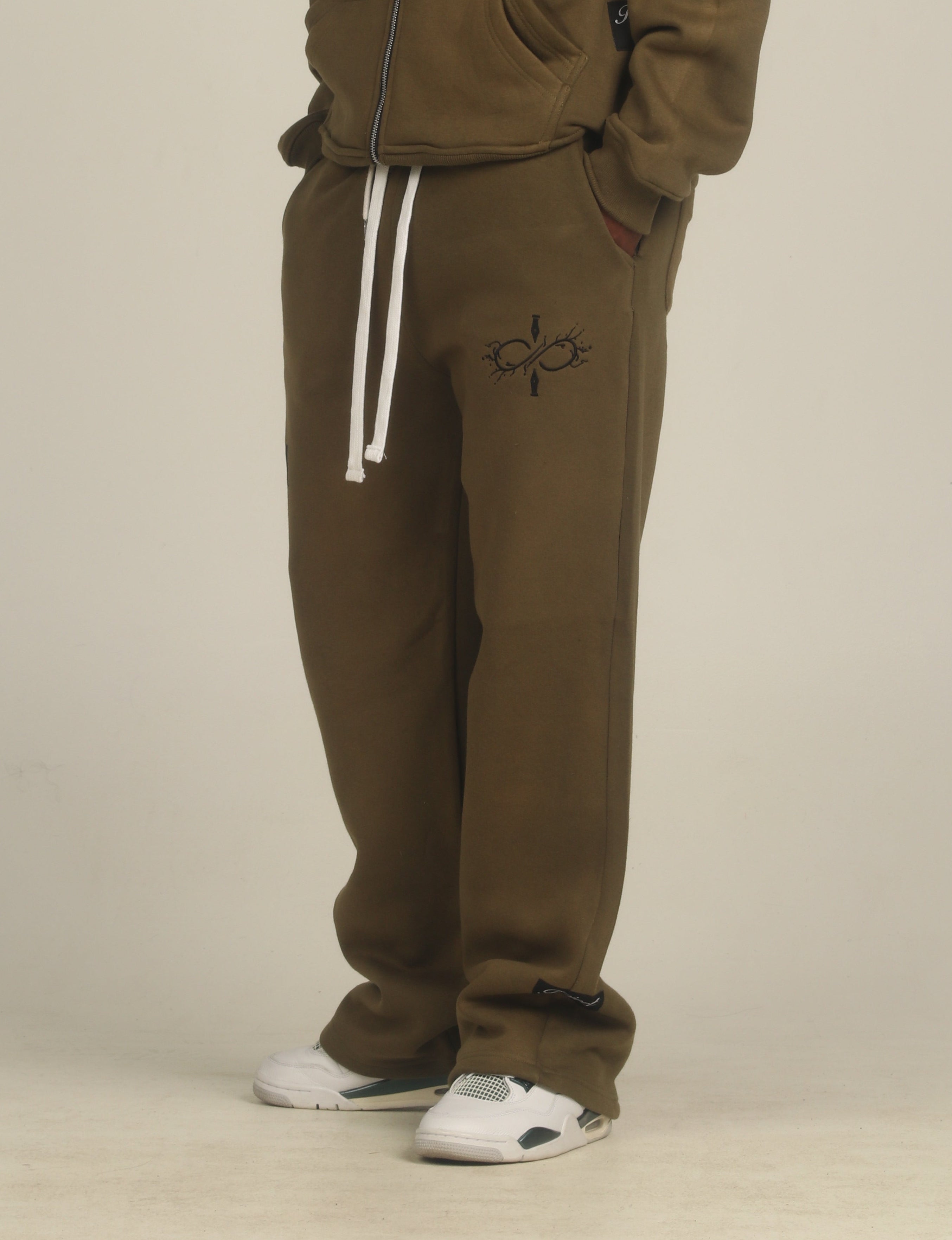 Moss Green V4 Baggy Sweats