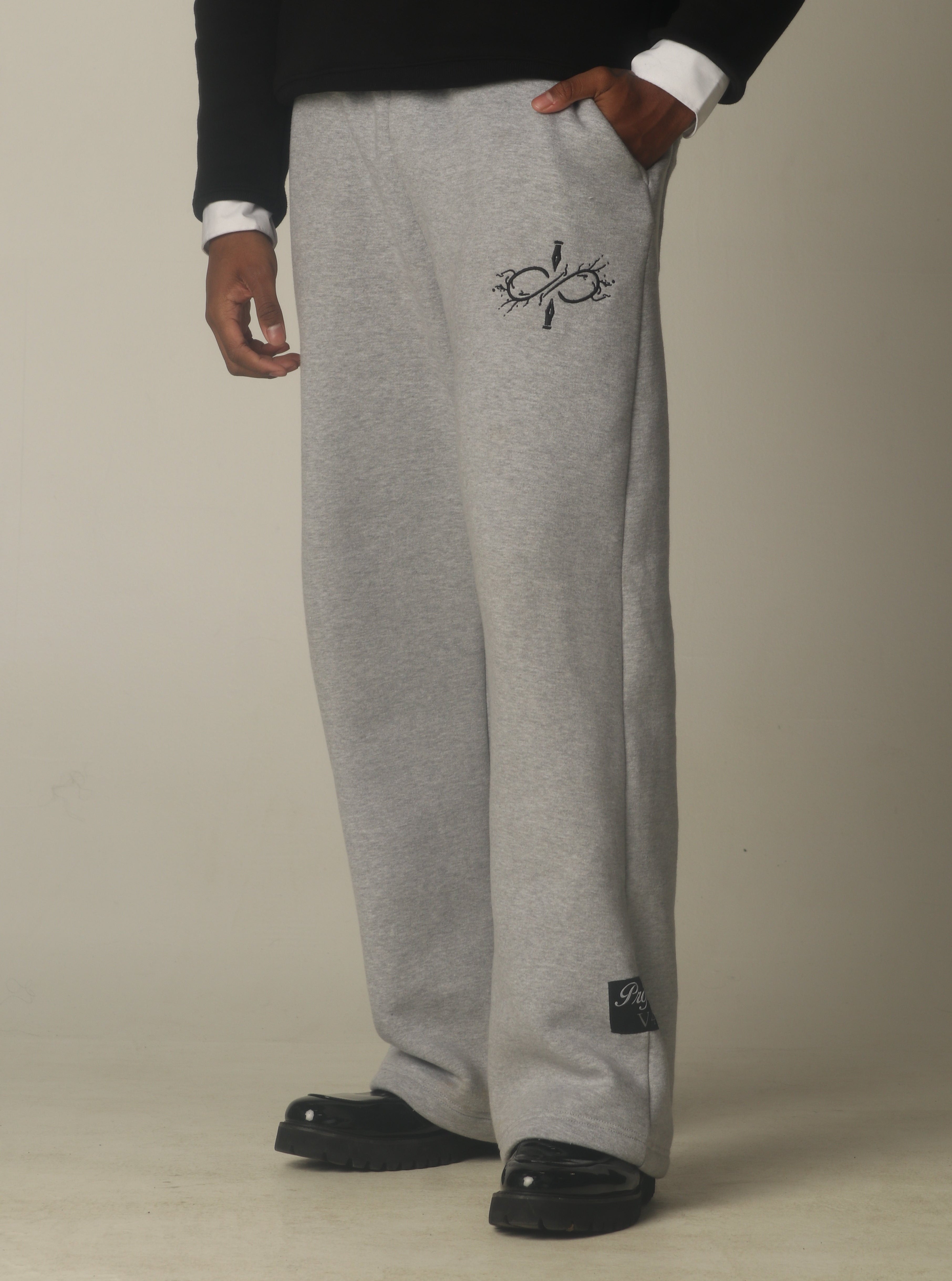 Ash Grey V4 Baggy Sweats