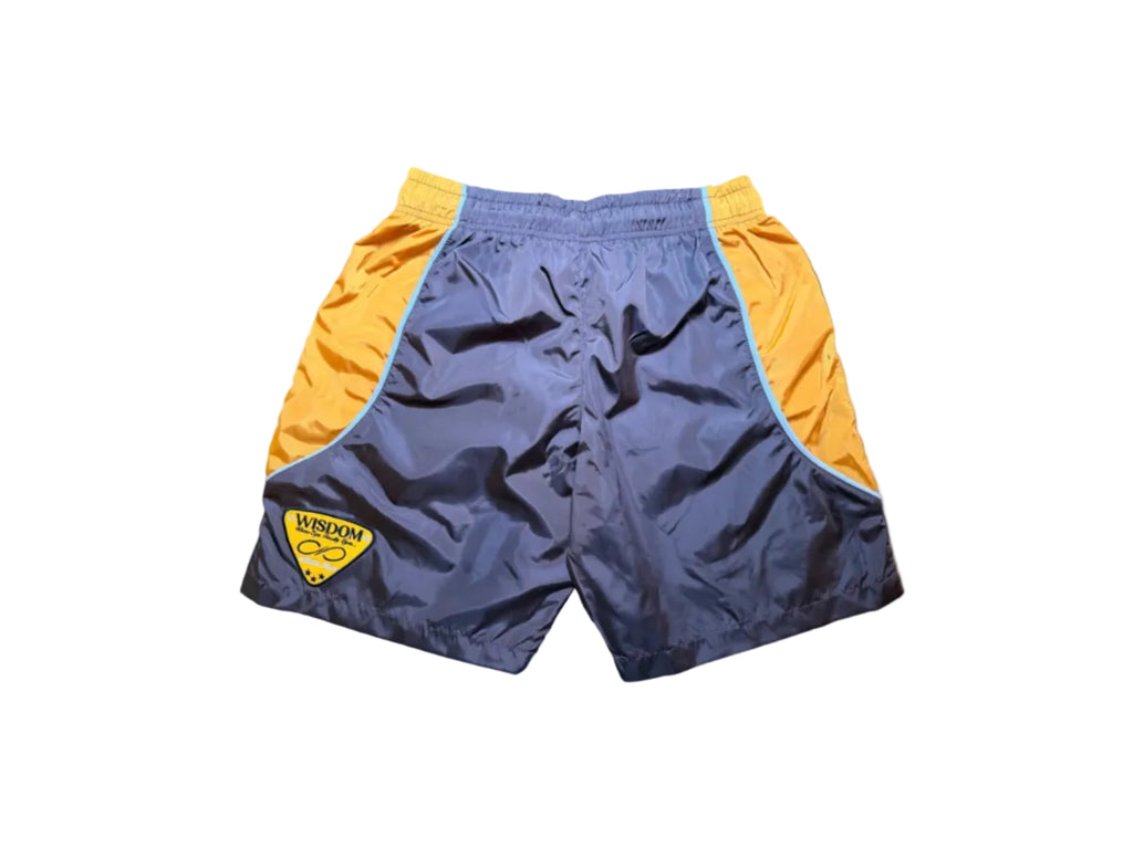 Mustard Nylon Shorts