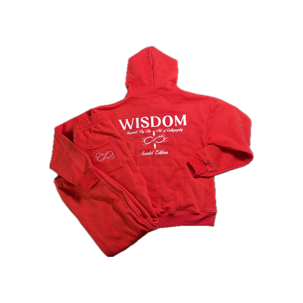 Scarlet Red Sweatsuit