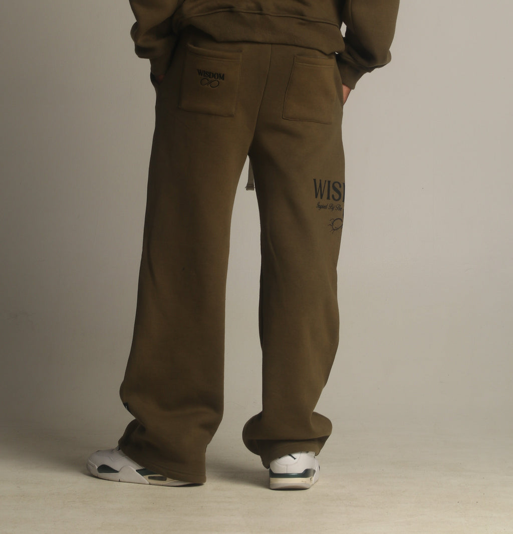 Moss Green V4 Baggy Sweats