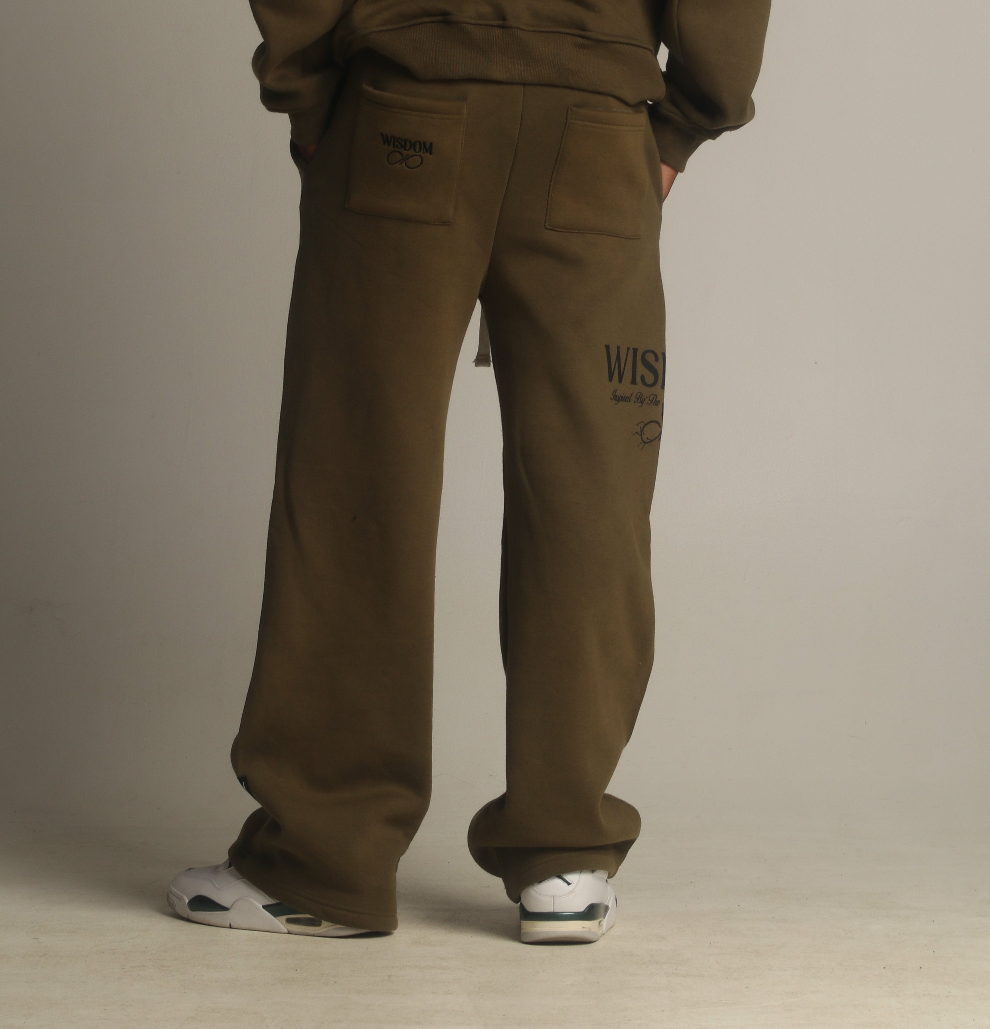Moss Green V4 Baggy Sweats