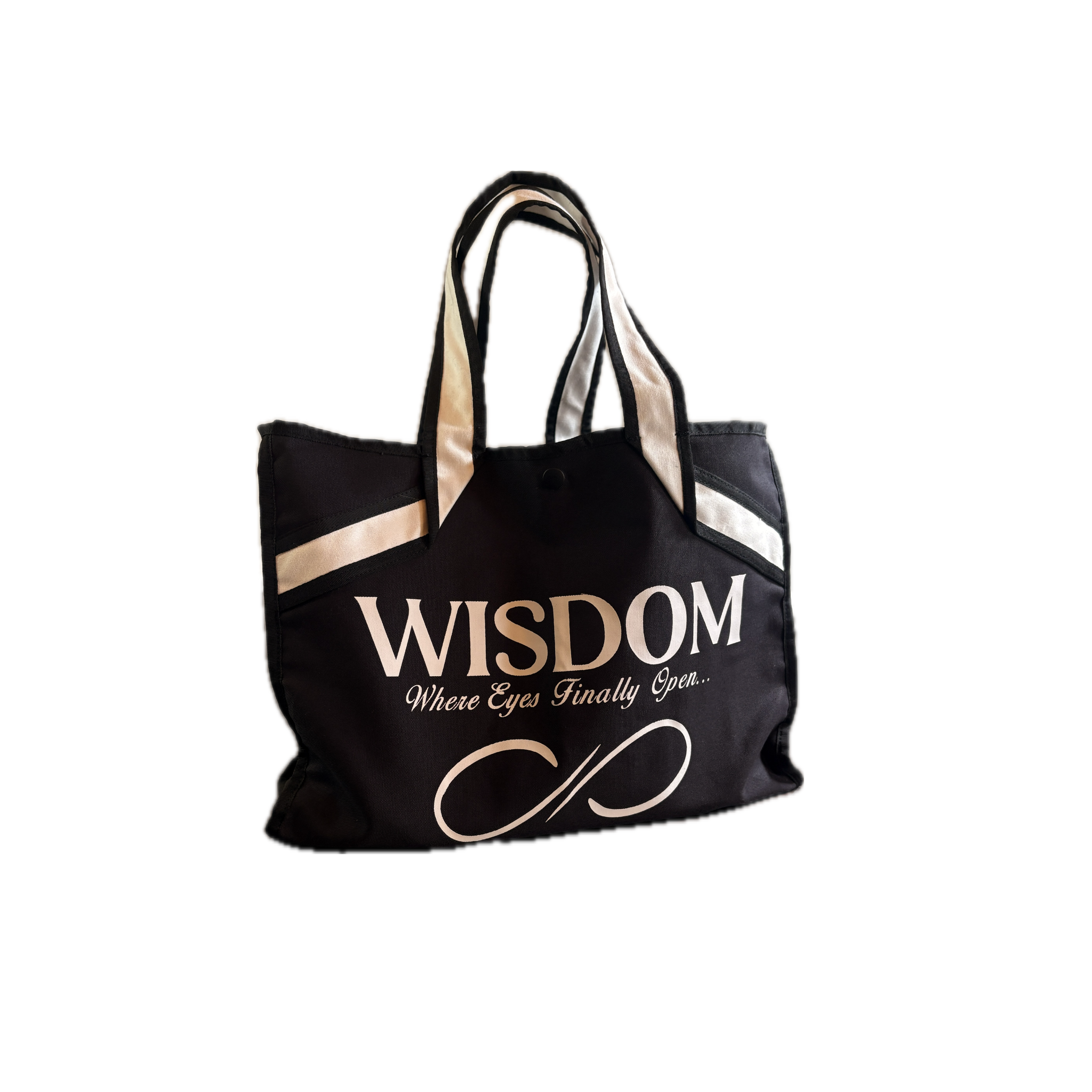 Black Compact Tote Bag