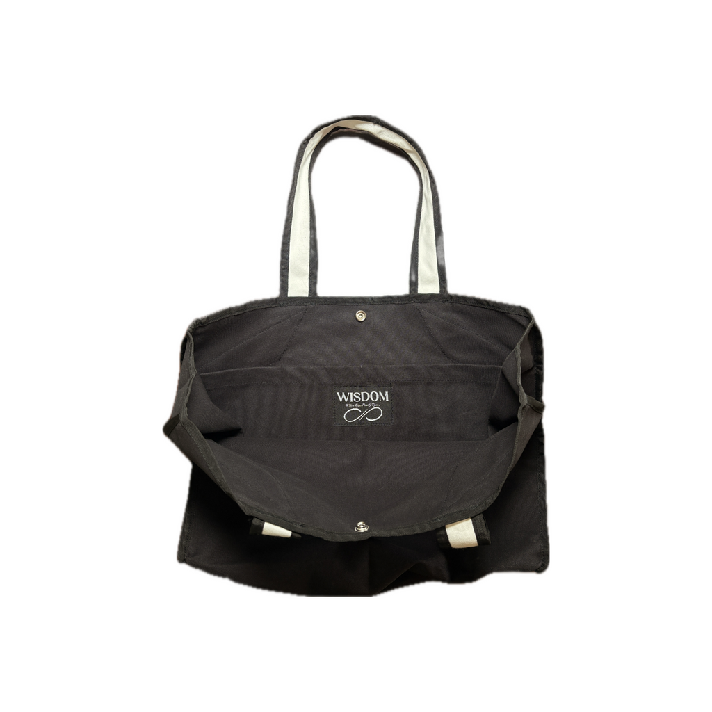 Black Compact Tote Bag