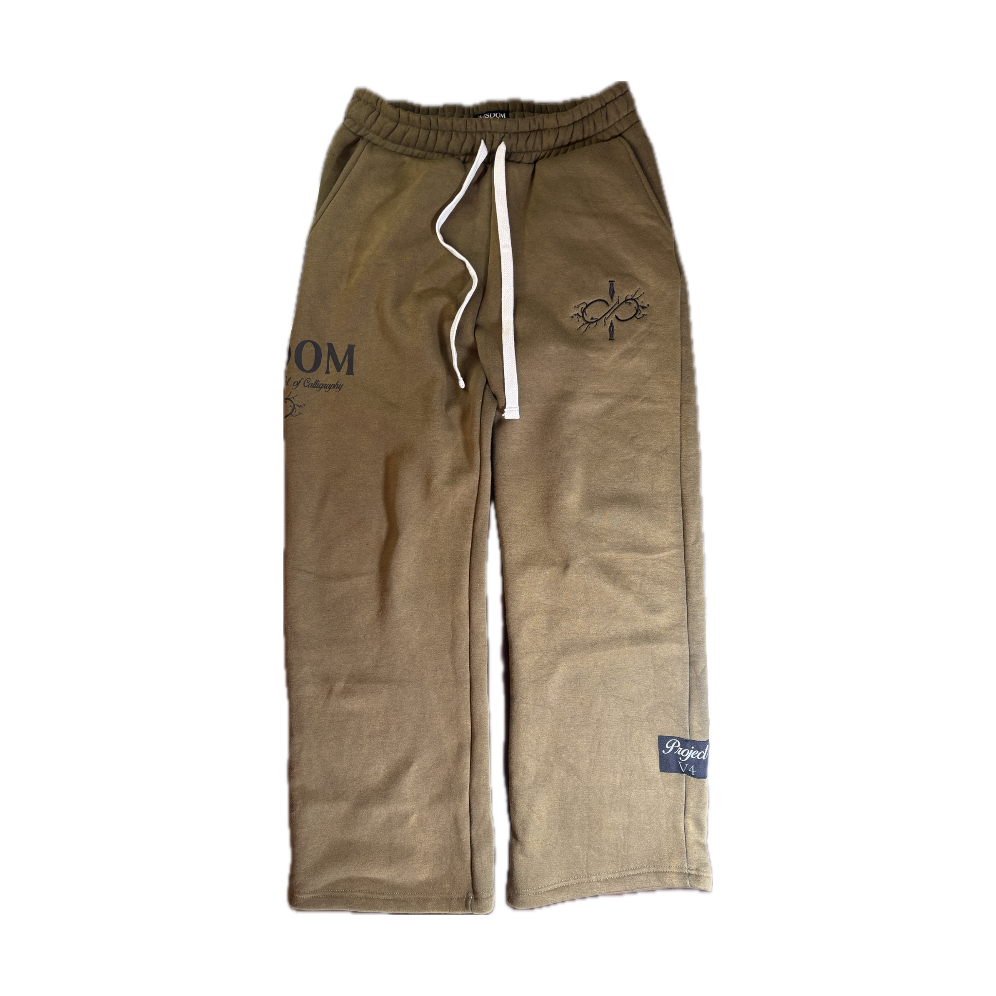 Moss Green V4 Baggy Sweats
