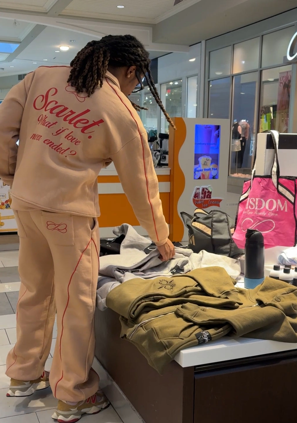 Scarlet Track Sweatsuit