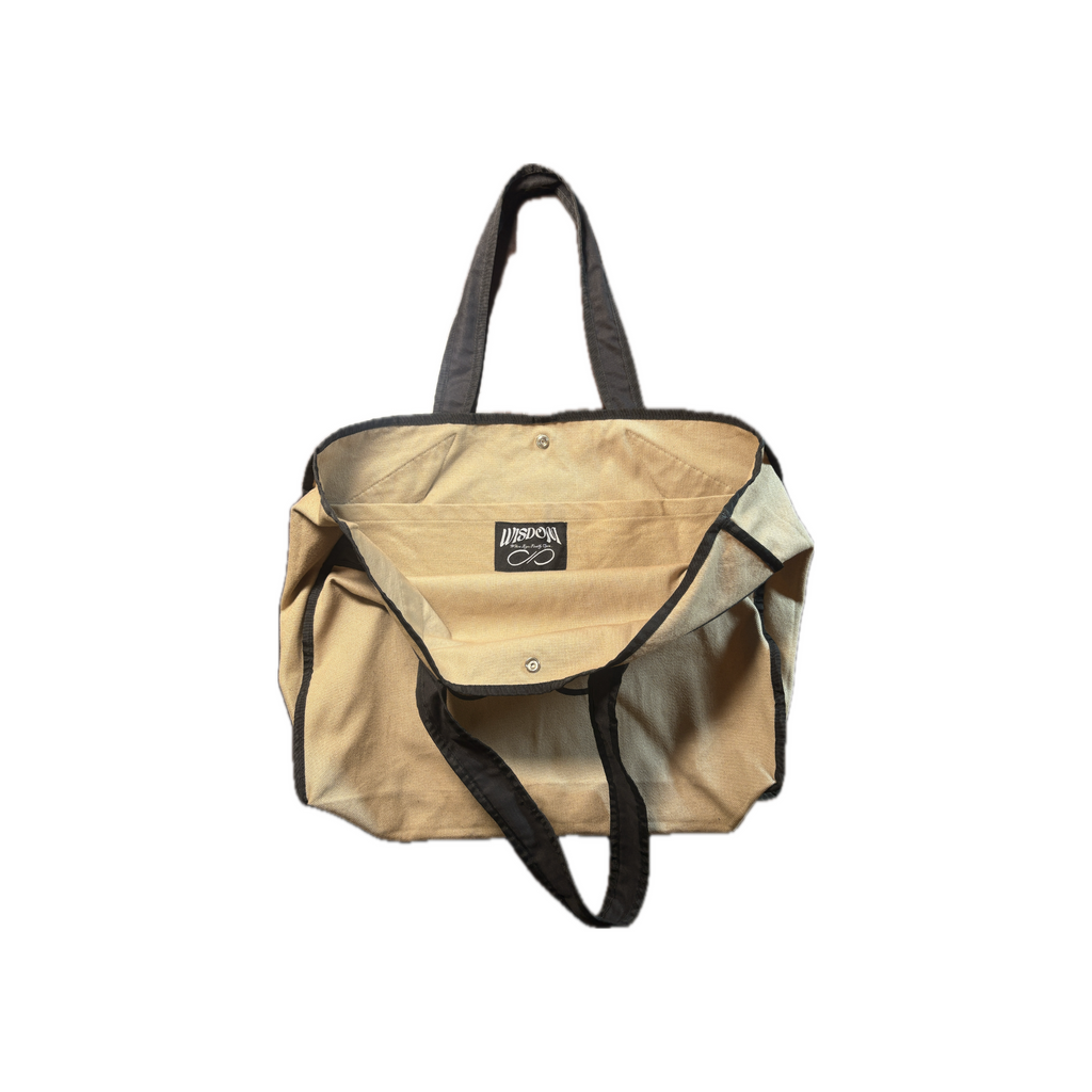 Cream Wisdom Tote Bag