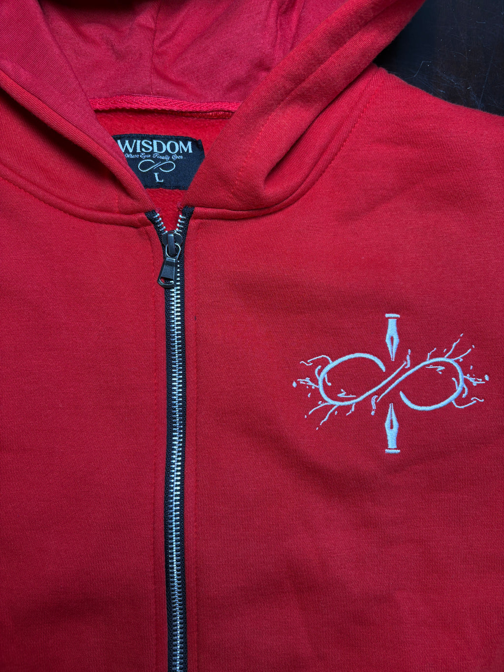 Red V4 Zip Up