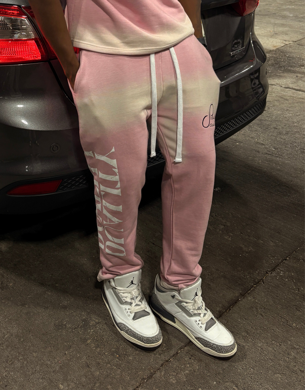 Blossom Pink Duality Sweatpants