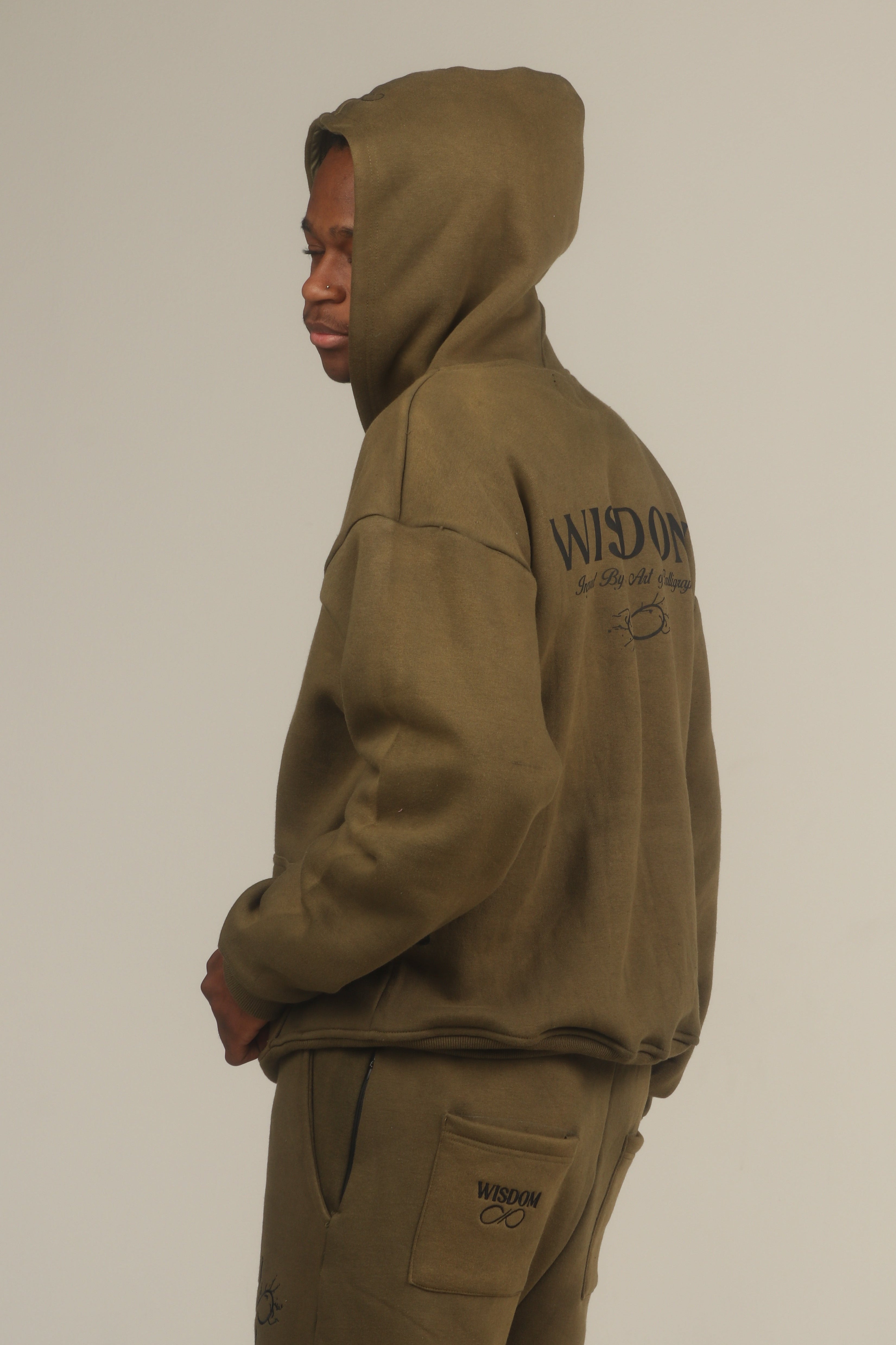 Moss Green V4 Zip-Ups