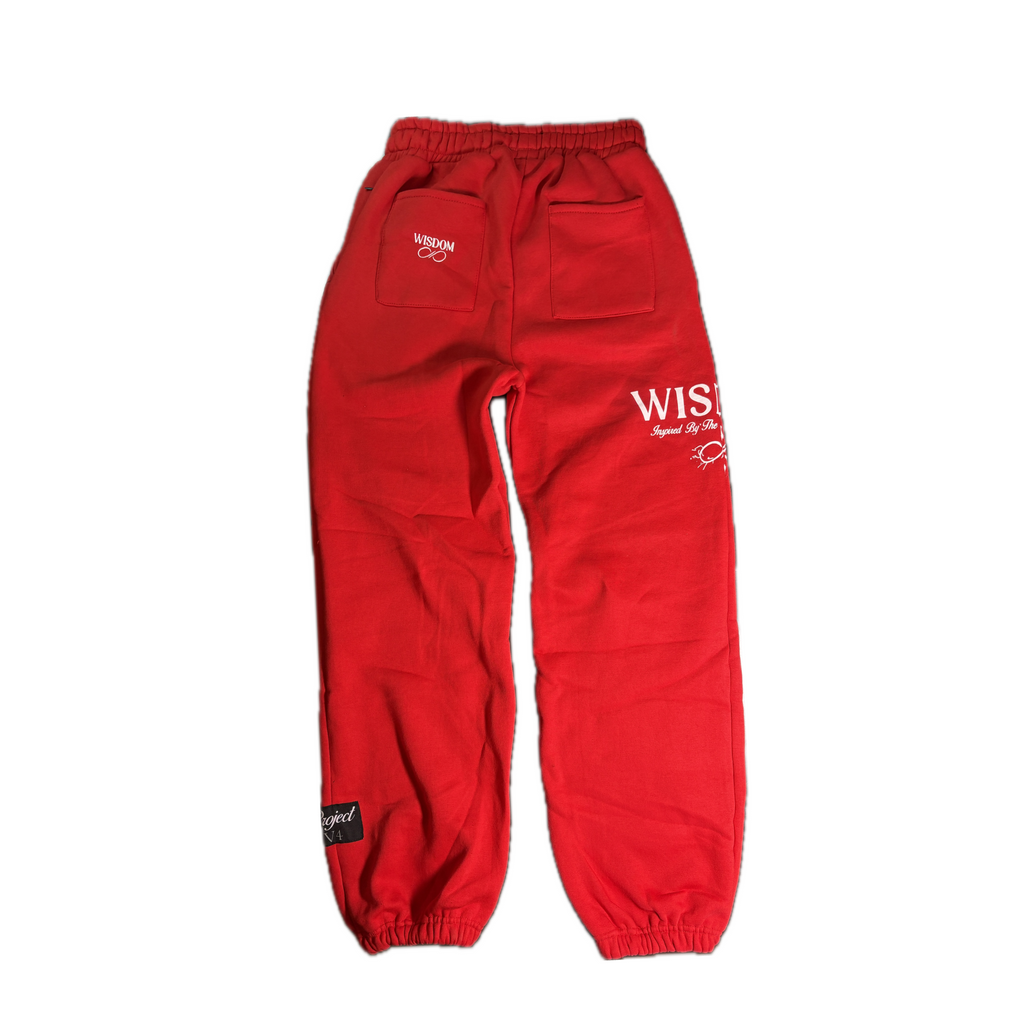 Red V4 Sweatpants