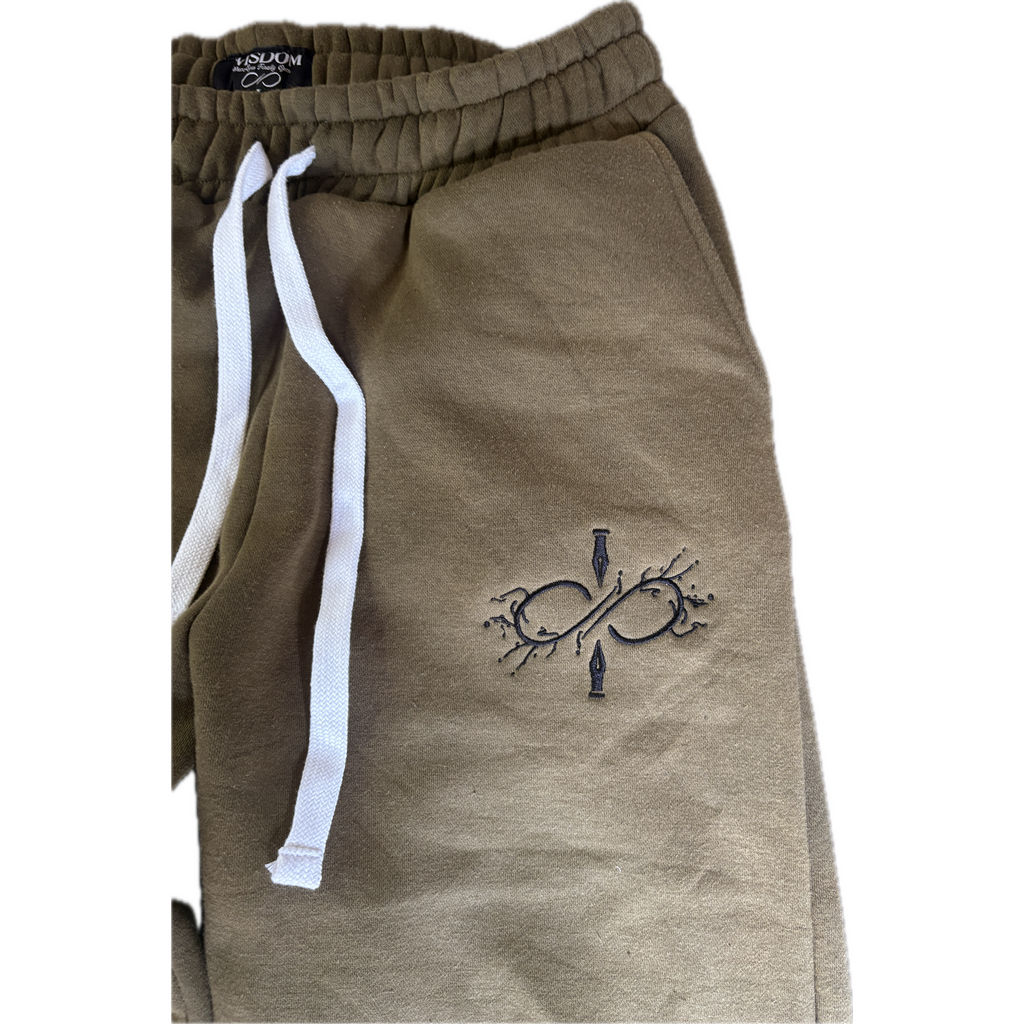 Moss Green V4 Baggy Sweats