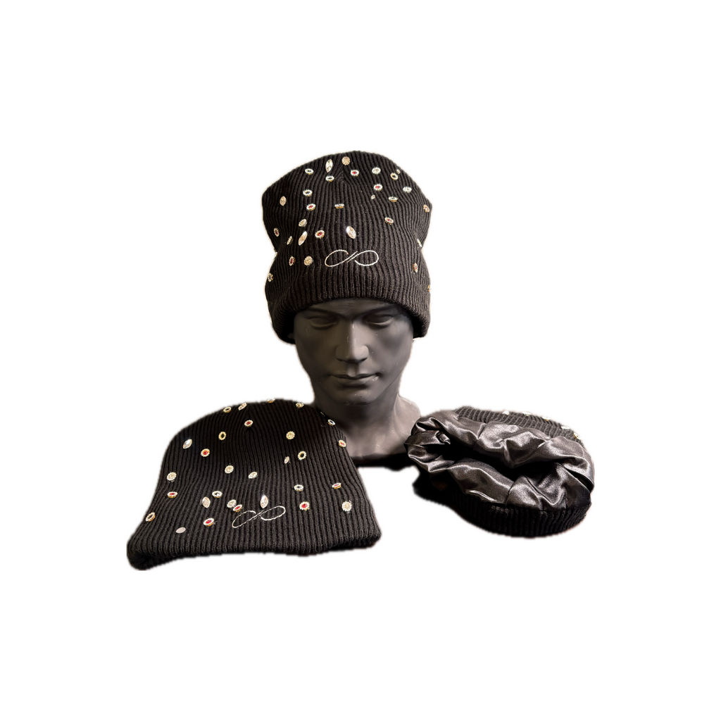 Crystal Silk Lined Beanies