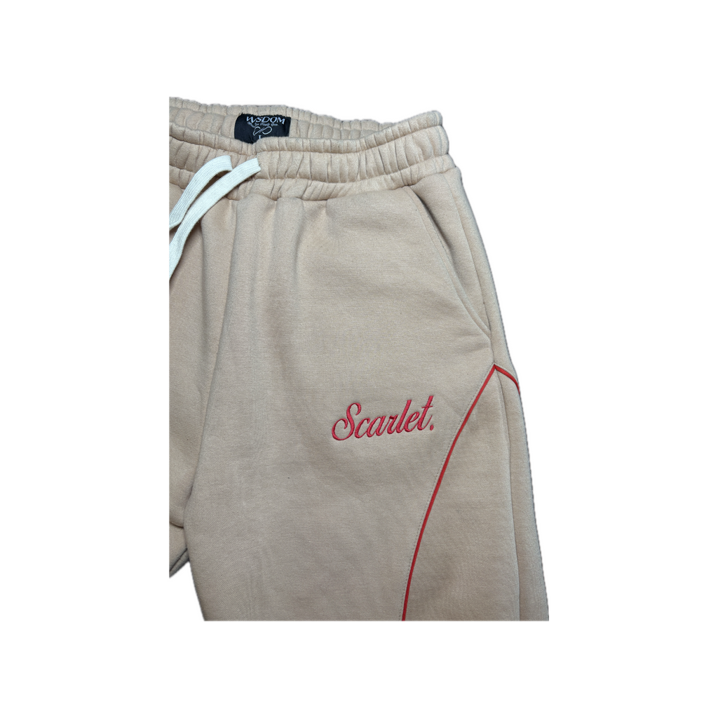Scarlet Track Sweats