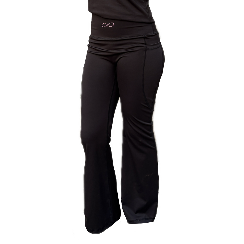 Rosé Flared Leggings